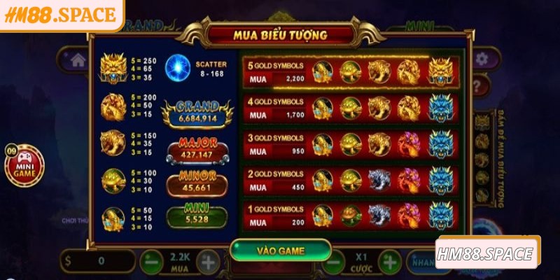 Phần thưởng khi tham gia game vô cùng đa dạng và hấp dẫn 